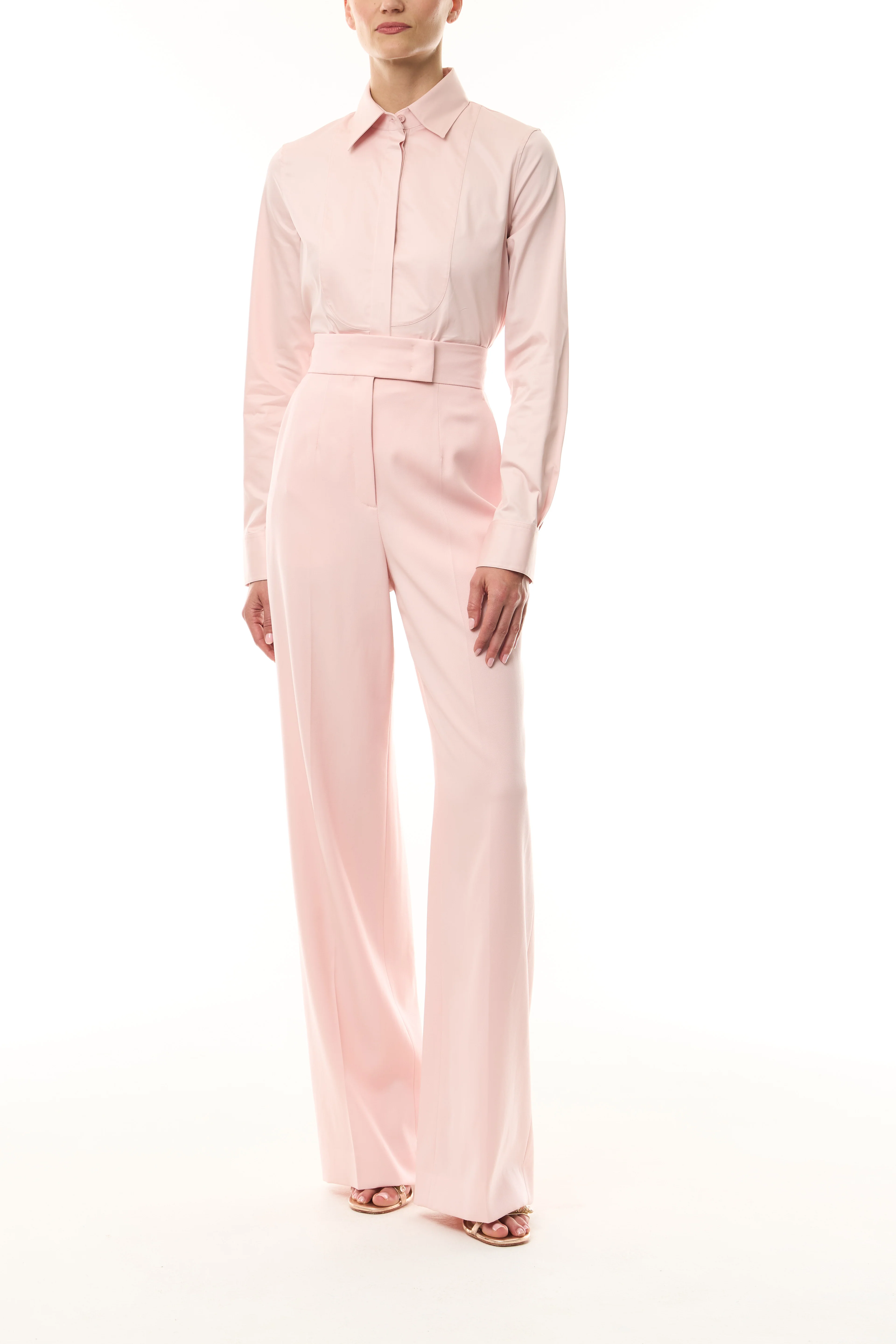 Collared Tuxedo Shirt - Image 2