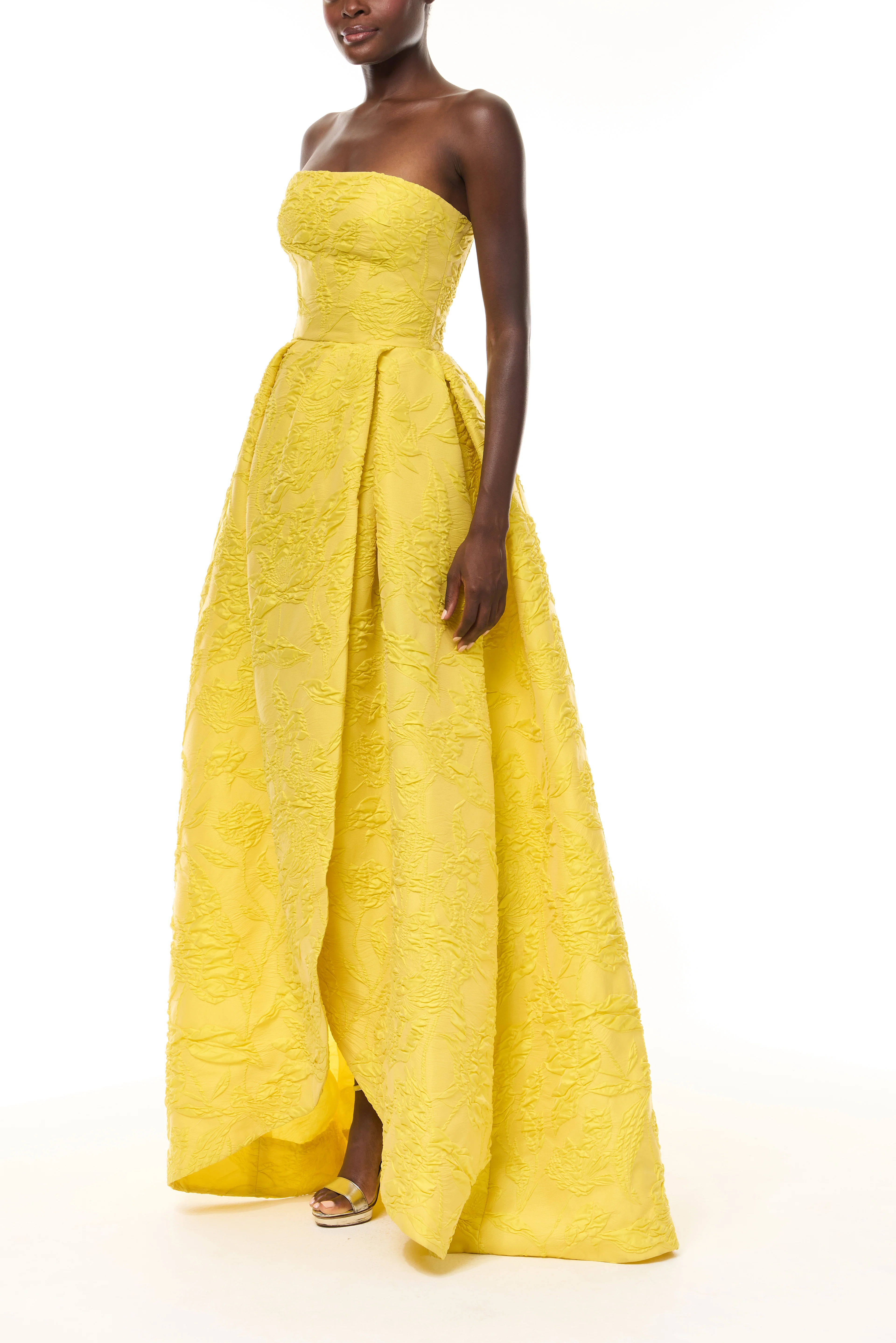 Strapless Gown with Tulip Skirt - Image 4