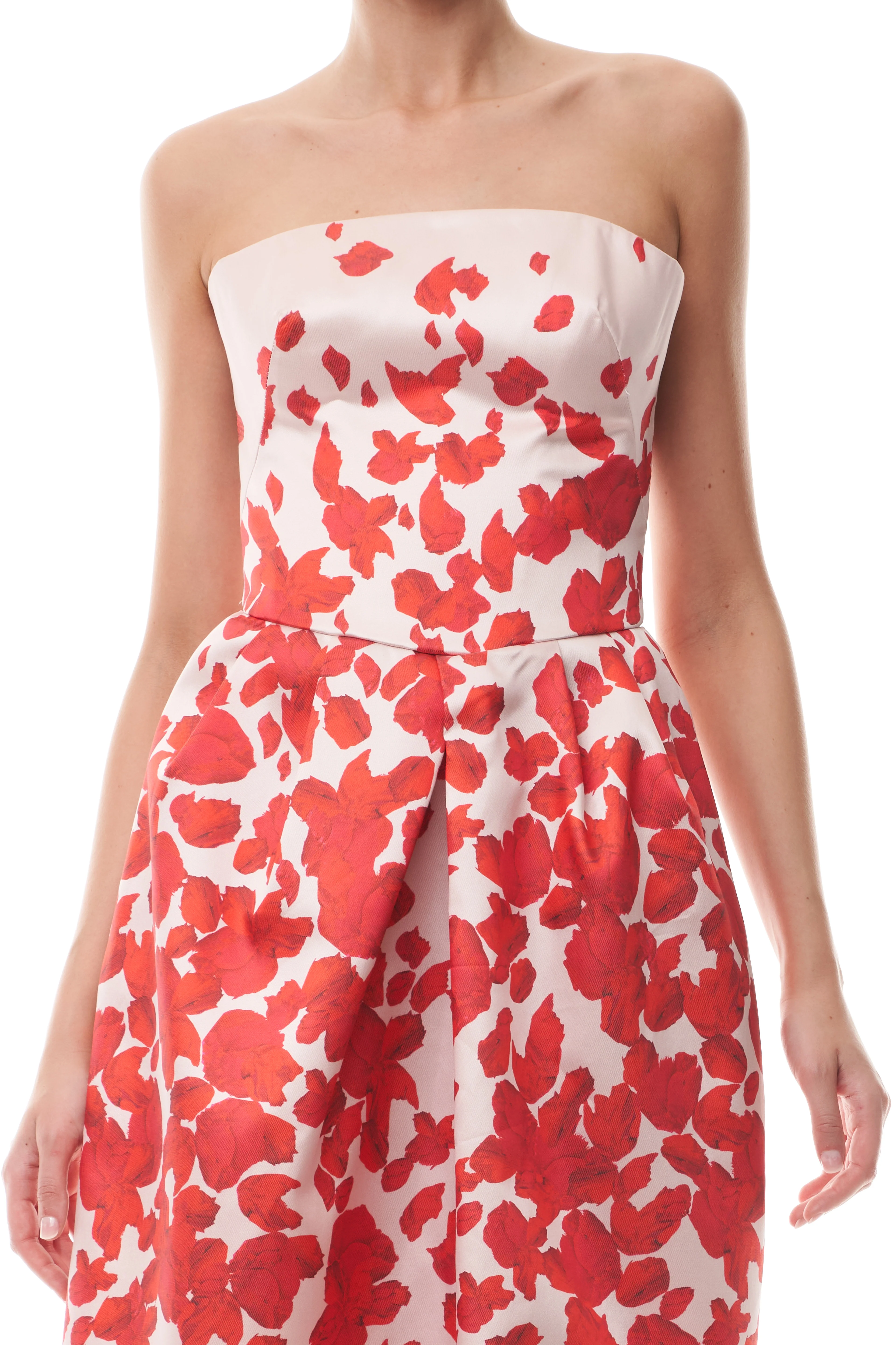 Rose Petal Mikado Dress - Image 2