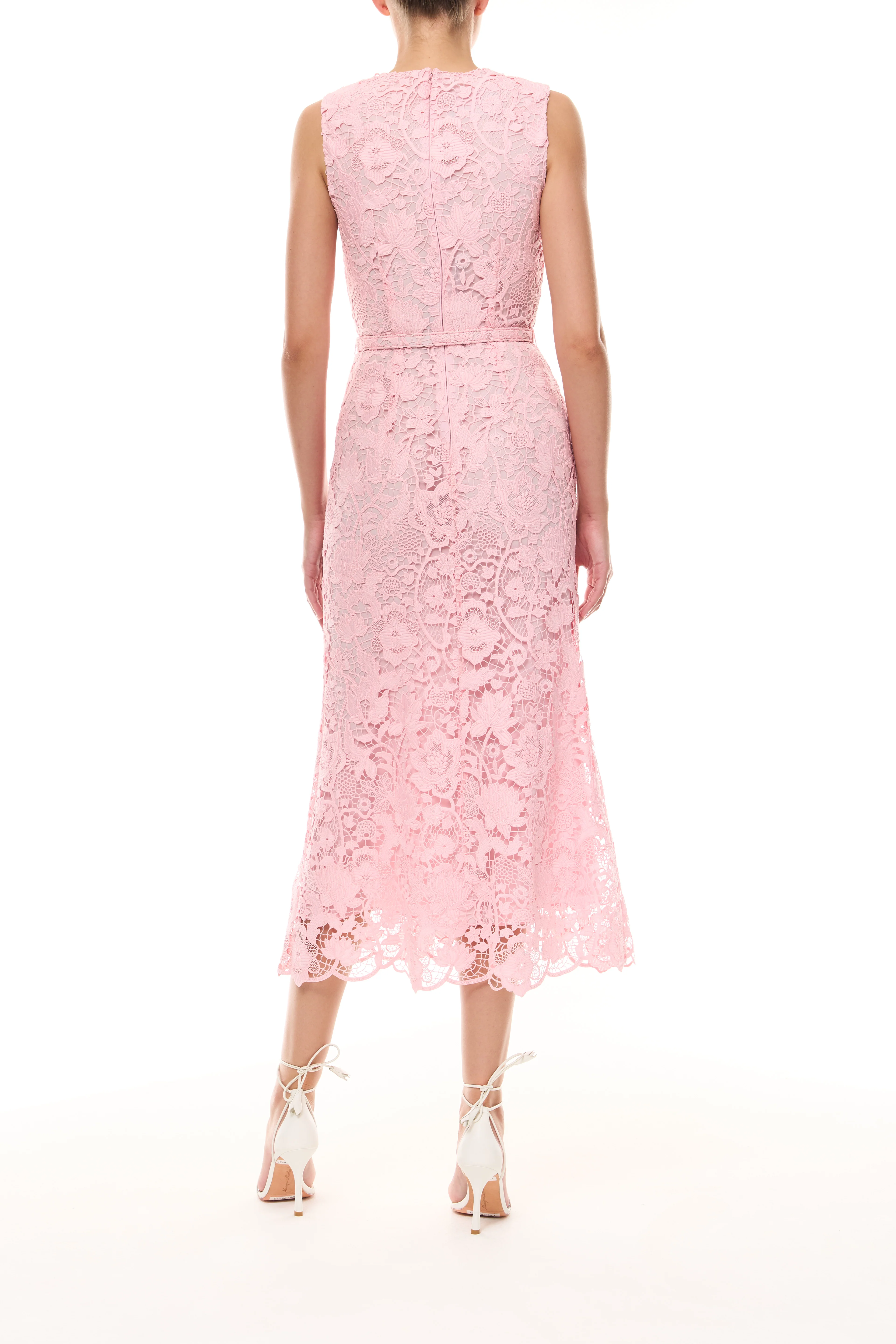 Carnation Lace Midi Dress - Image 5