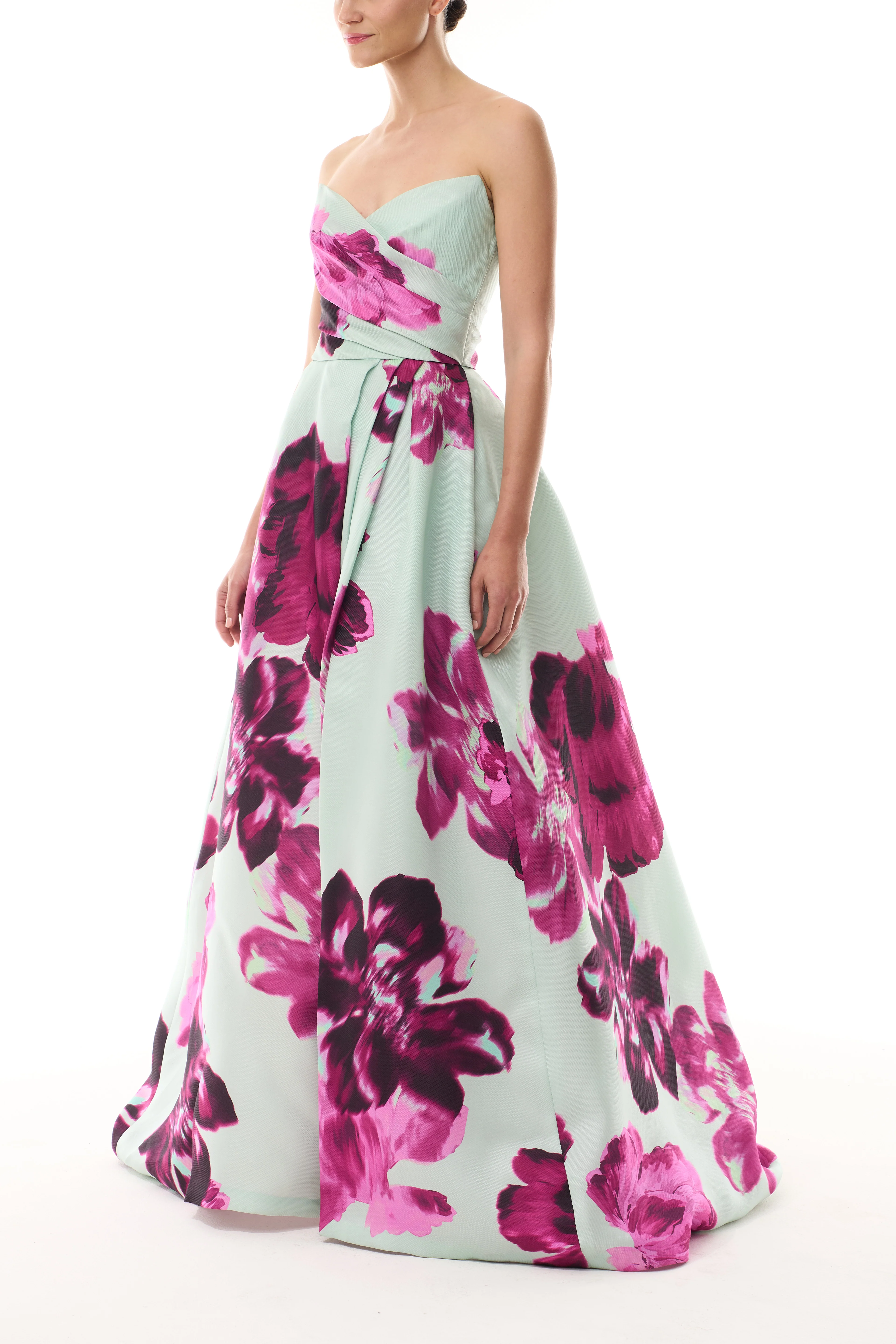 Electric Floral Ballgown - Image 3