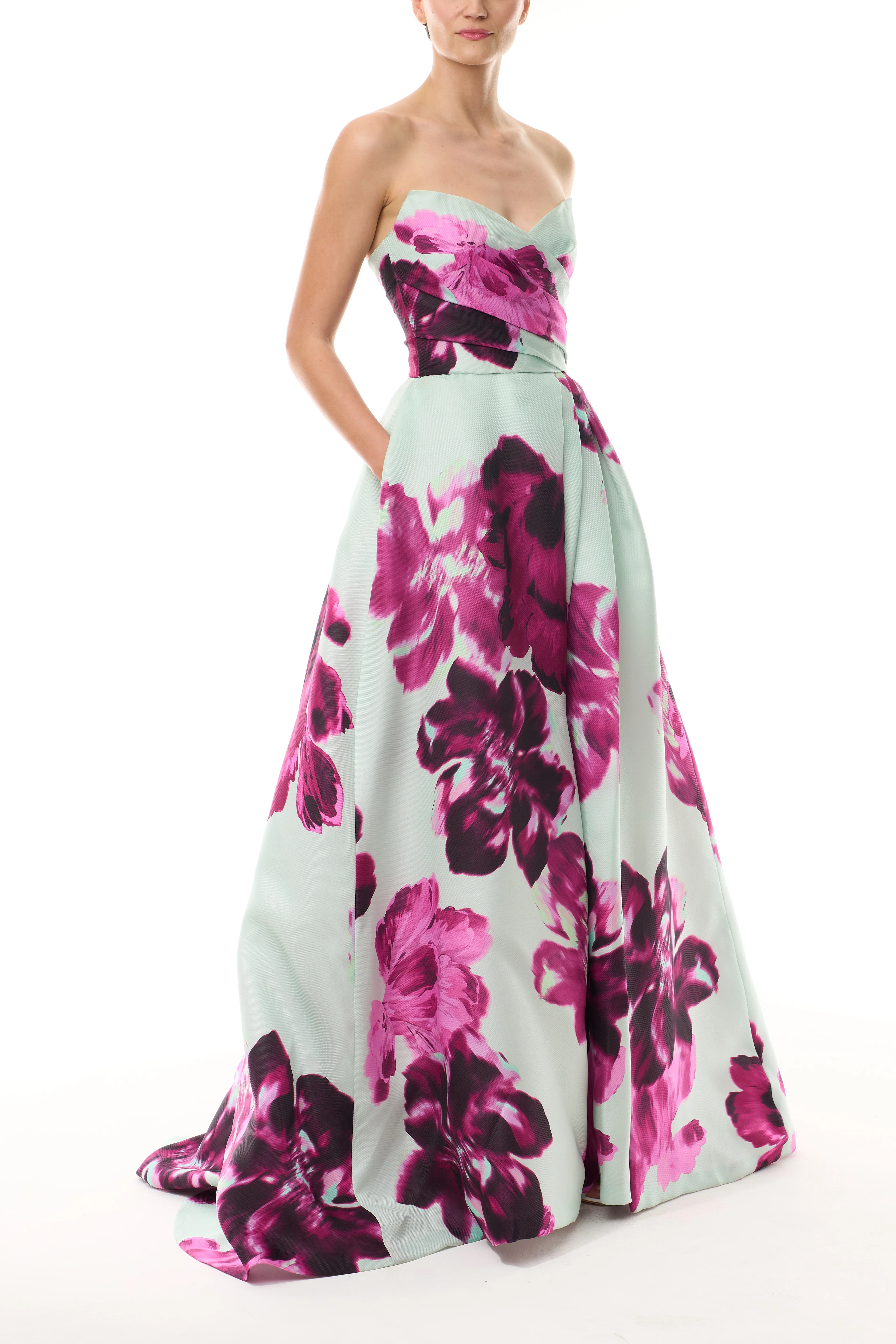 Electric Floral Ballgown - Image 5