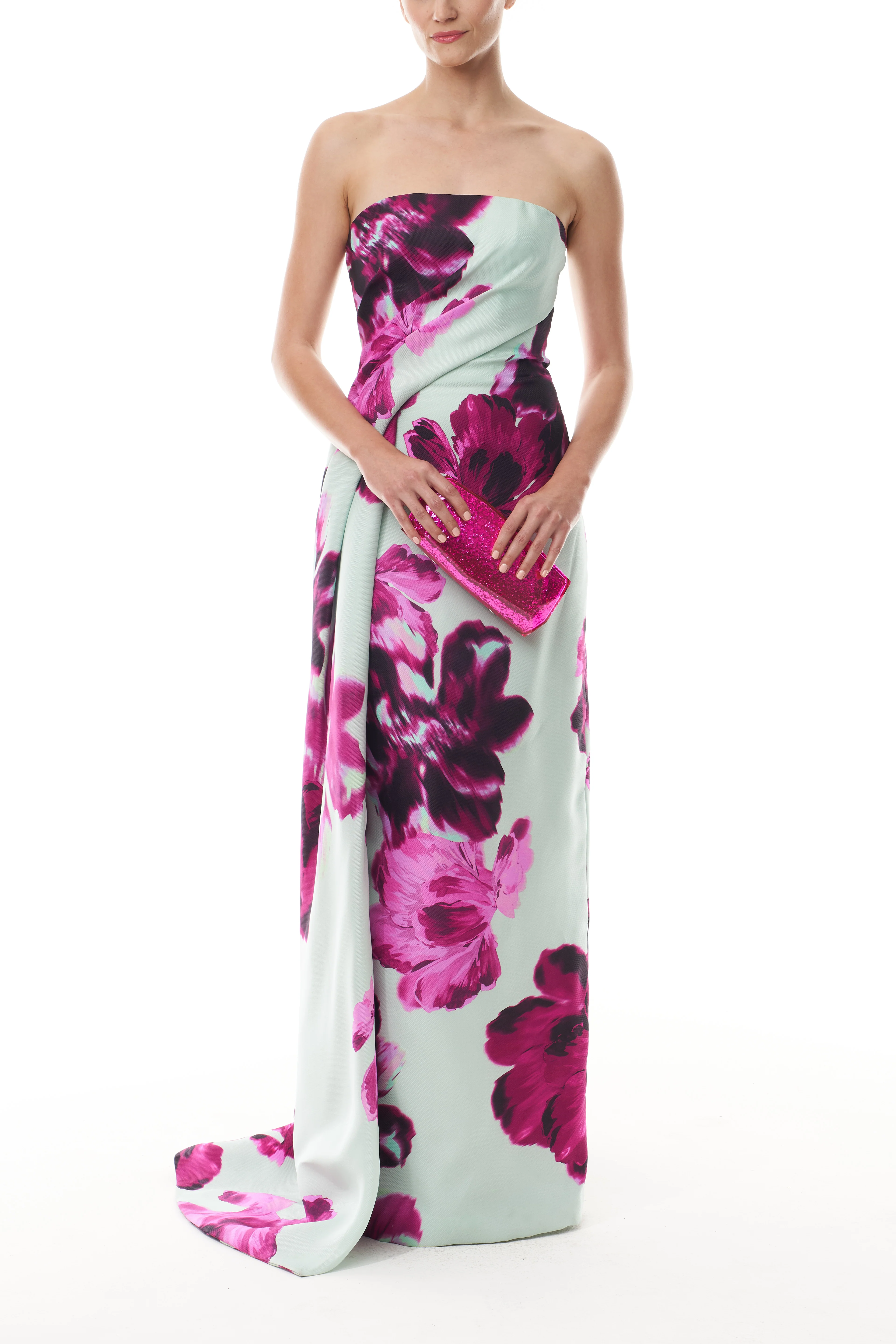 Electric Floral Column Gown - Image 6