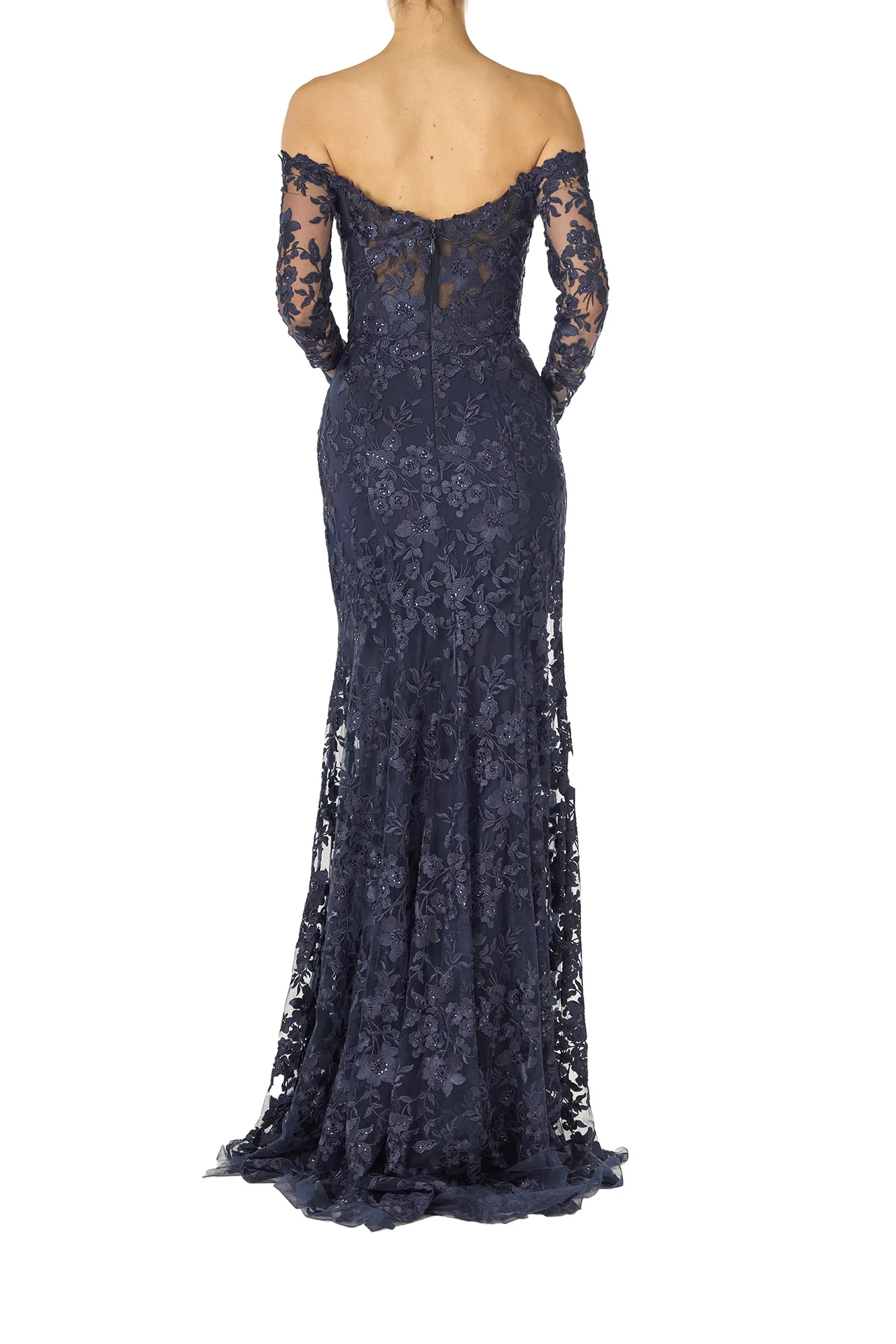 Embroidered Tulle Gown - Image 5