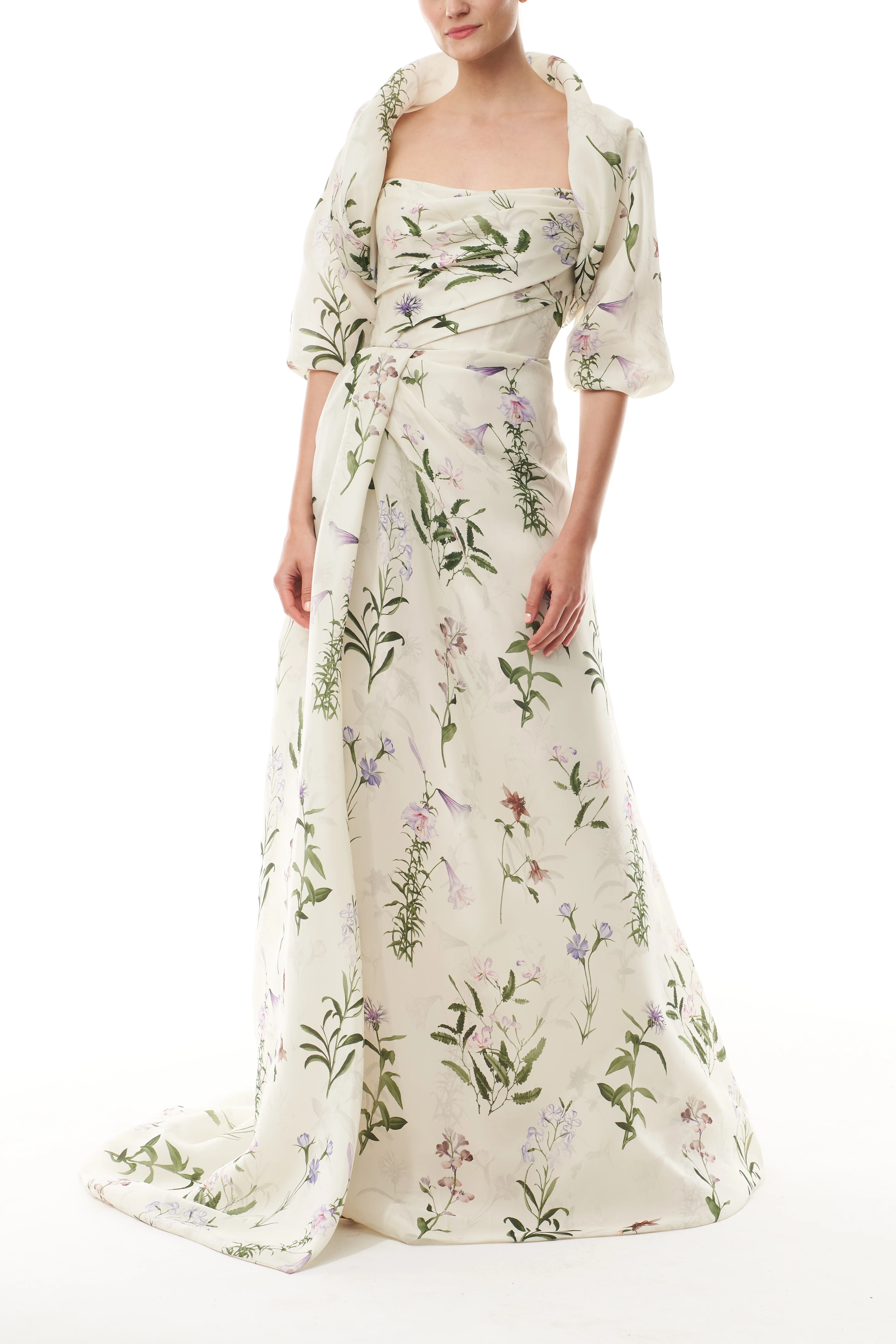High Neck Gazar Bolero - Image 2
