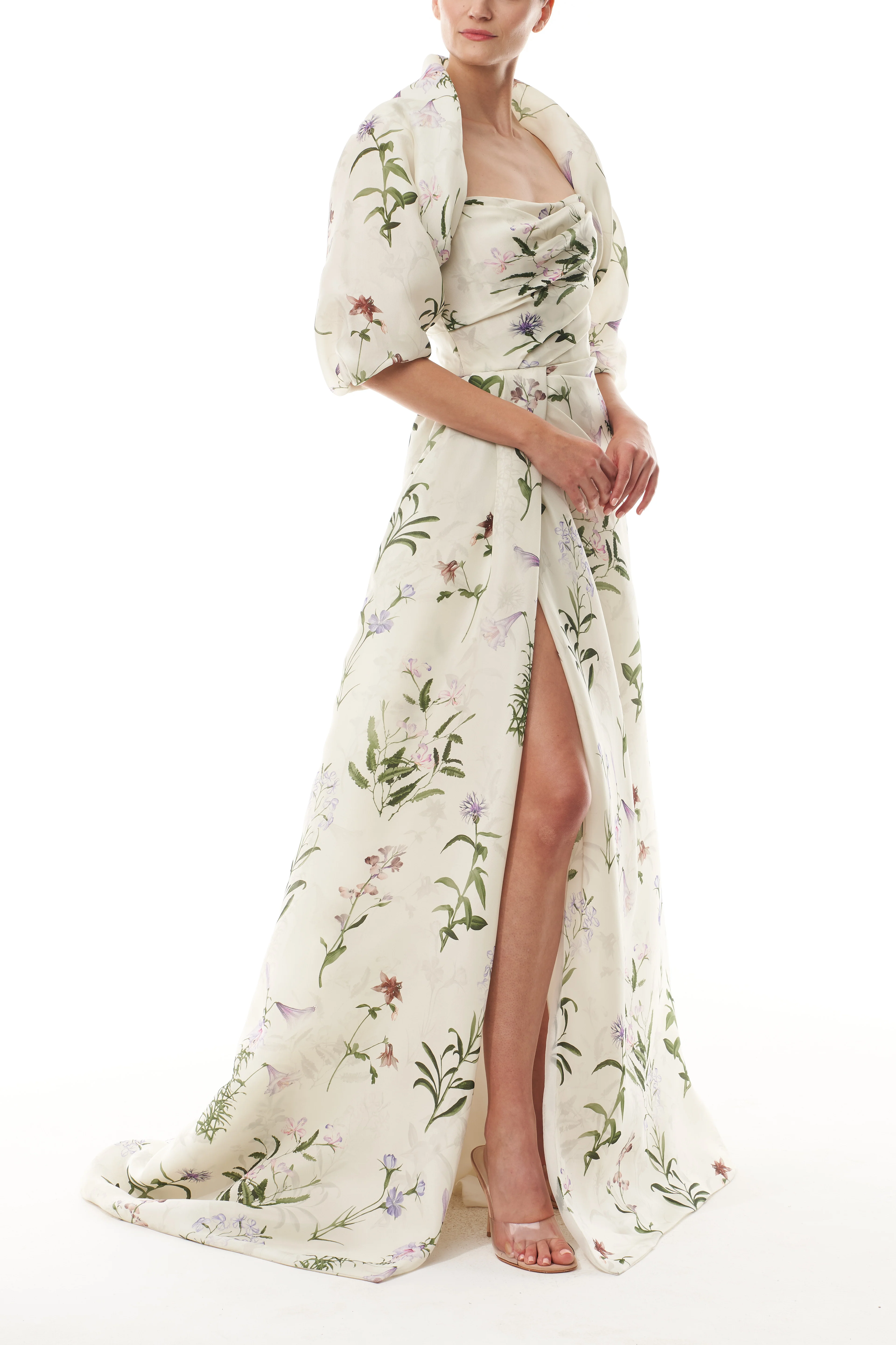High Neck Gazar Bolero - Image 3