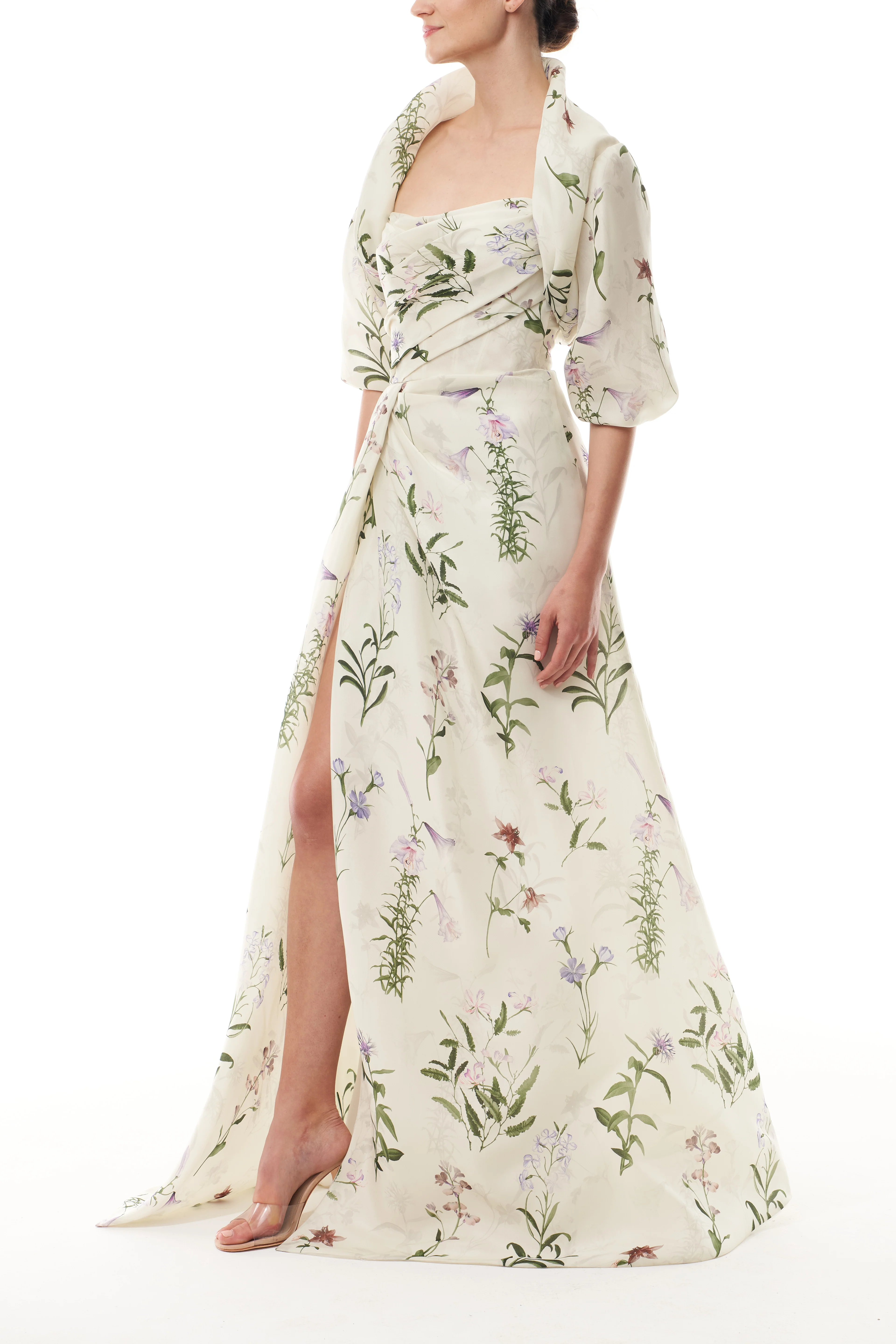 High Neck Gazar Bolero - Image 4