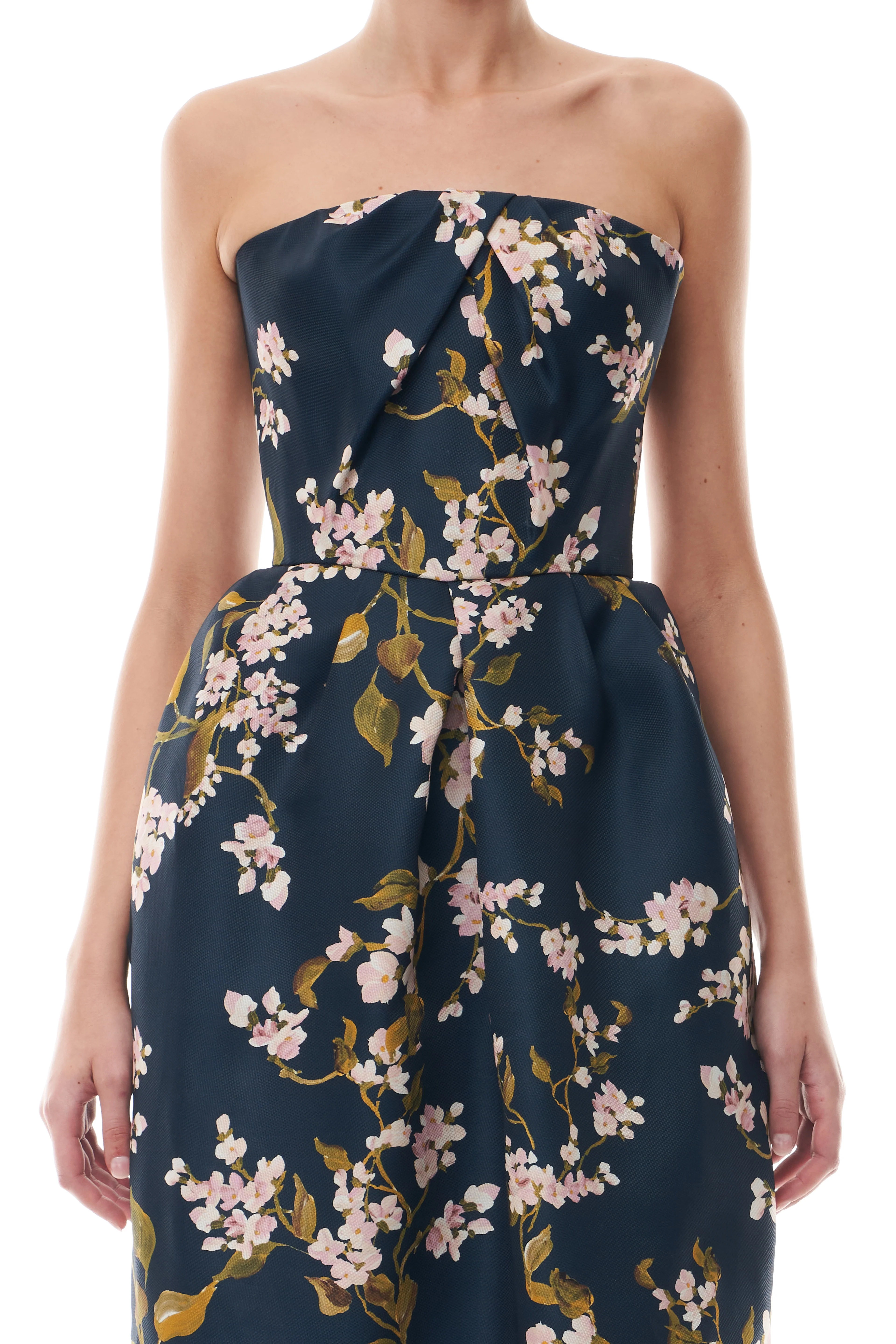 Floral Ocean Gazar Cocktail Dress - Image 2