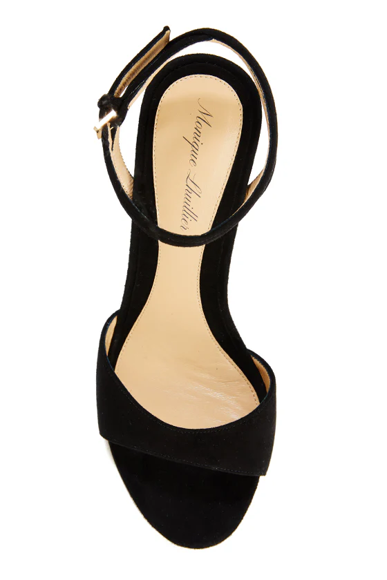 Harper Suede Studded Lucite Heel - Image 4