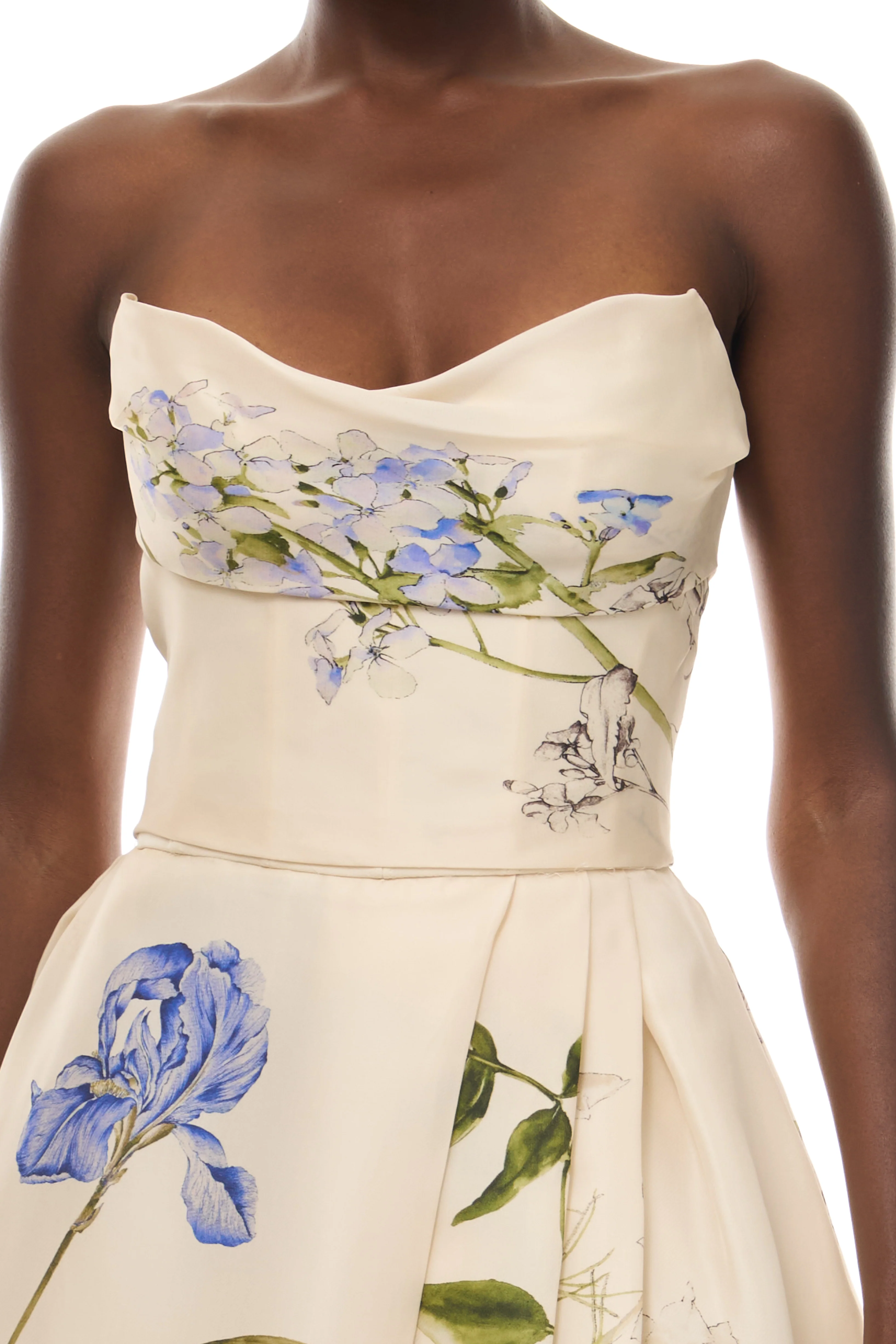 Iris Bouquet Gazar Ballgown - Image 2