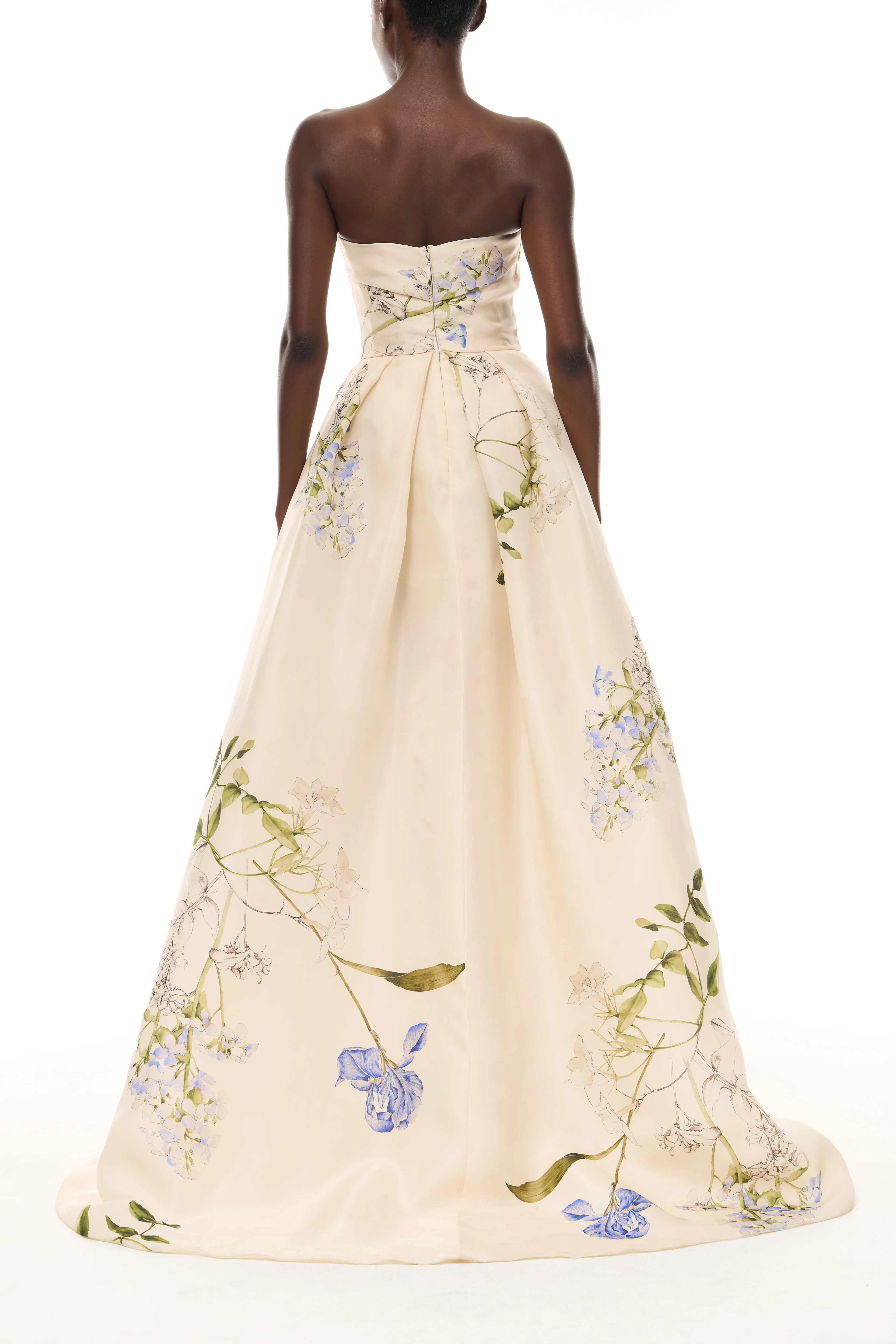 Iris Bouquet Gazar Ballgown - Image 6