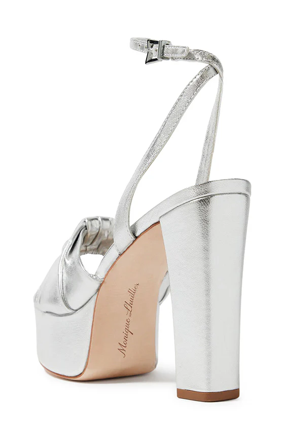 Kris Metallic Leather Platform - Image 3