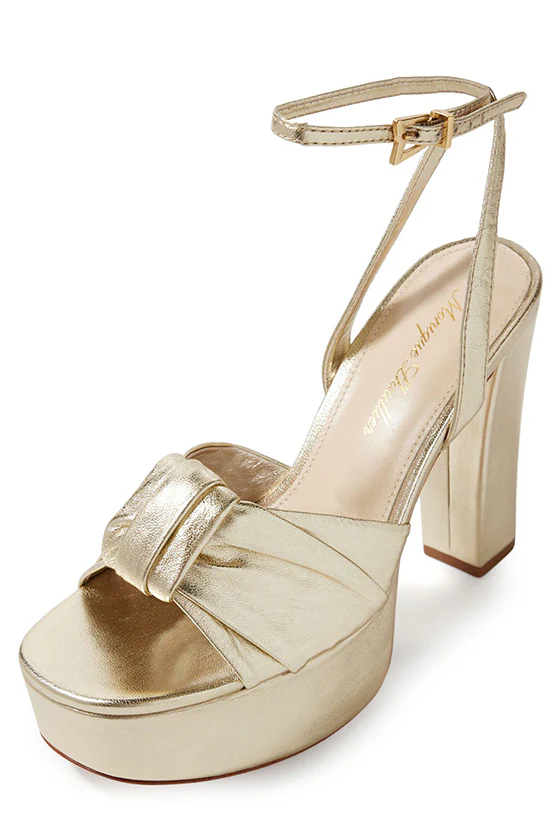 Kris Metallic Leather Platform - Image 4