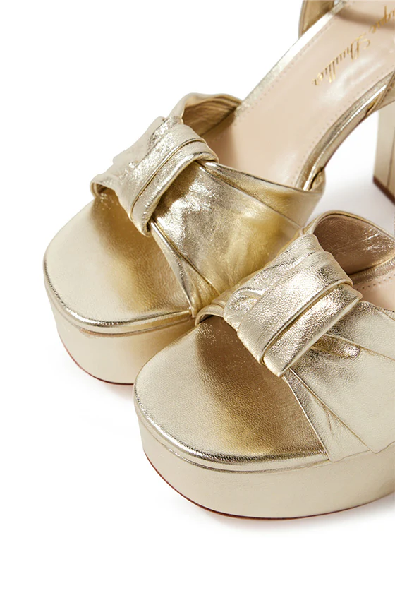 Kris Metallic Leather Platform - Image 5