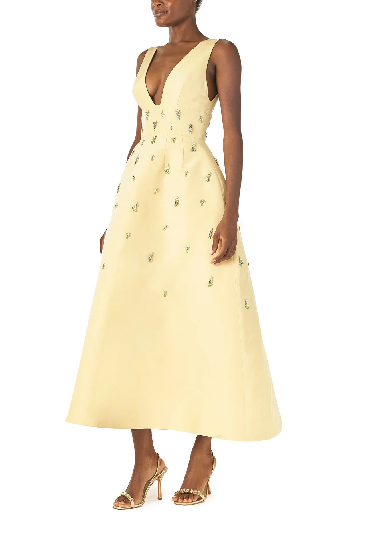 Limoncello Embroidered Cocktail Dress - Image 3