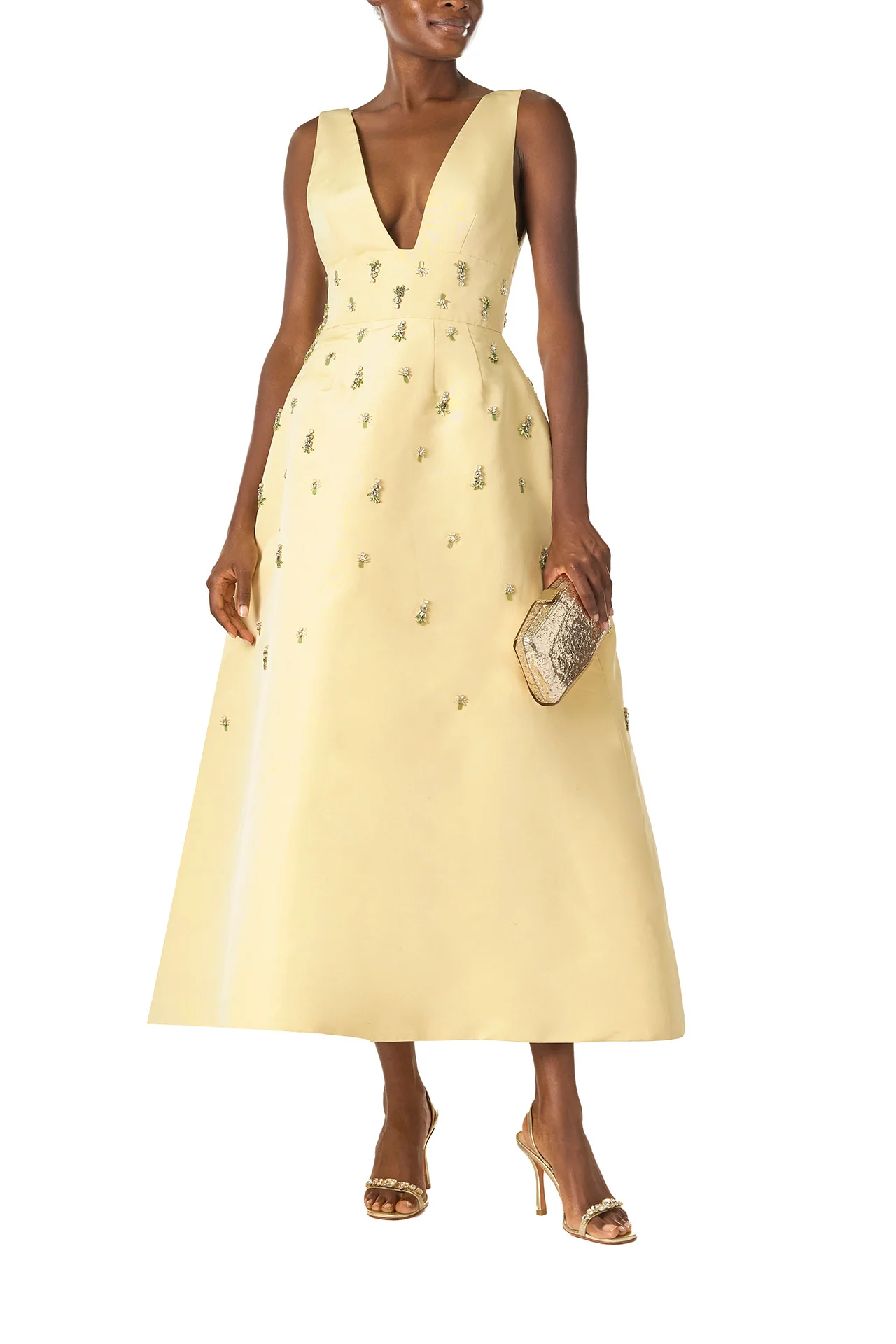 Limoncello Embroidered Cocktail Dress - Image 7