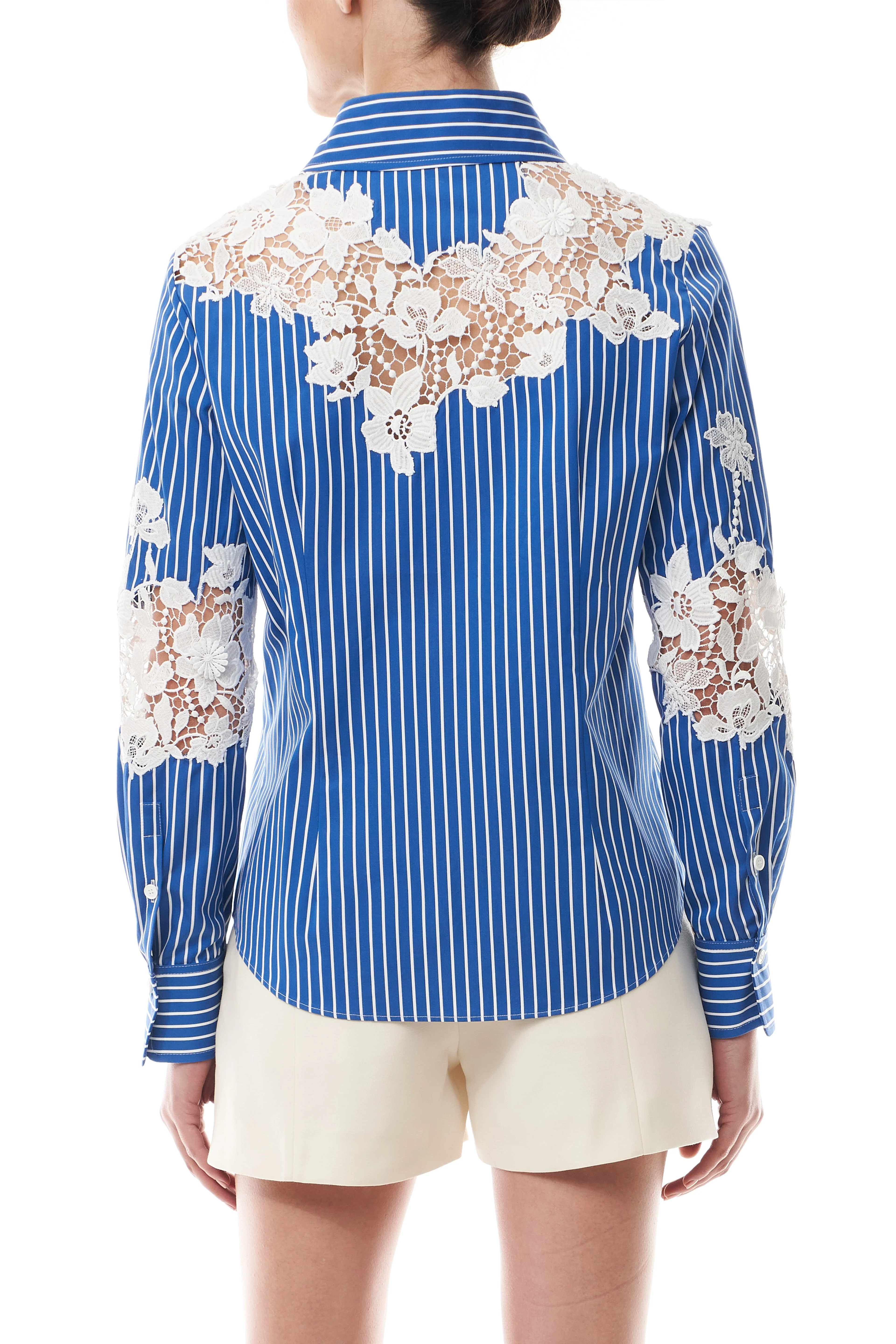 Lace Detailed Button Front Shirt - Image 2