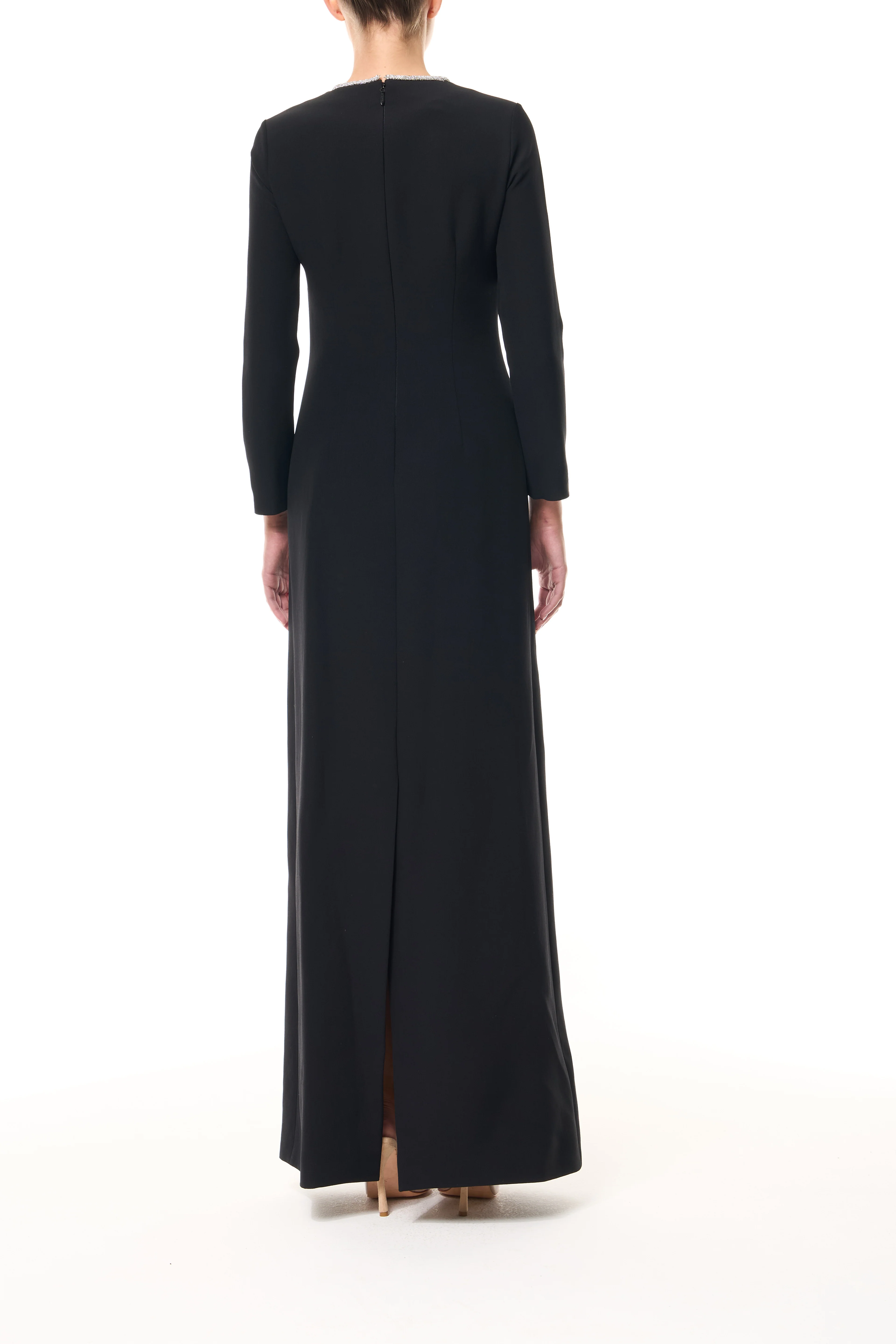 Noir Crystal Bow Gown - Image 5