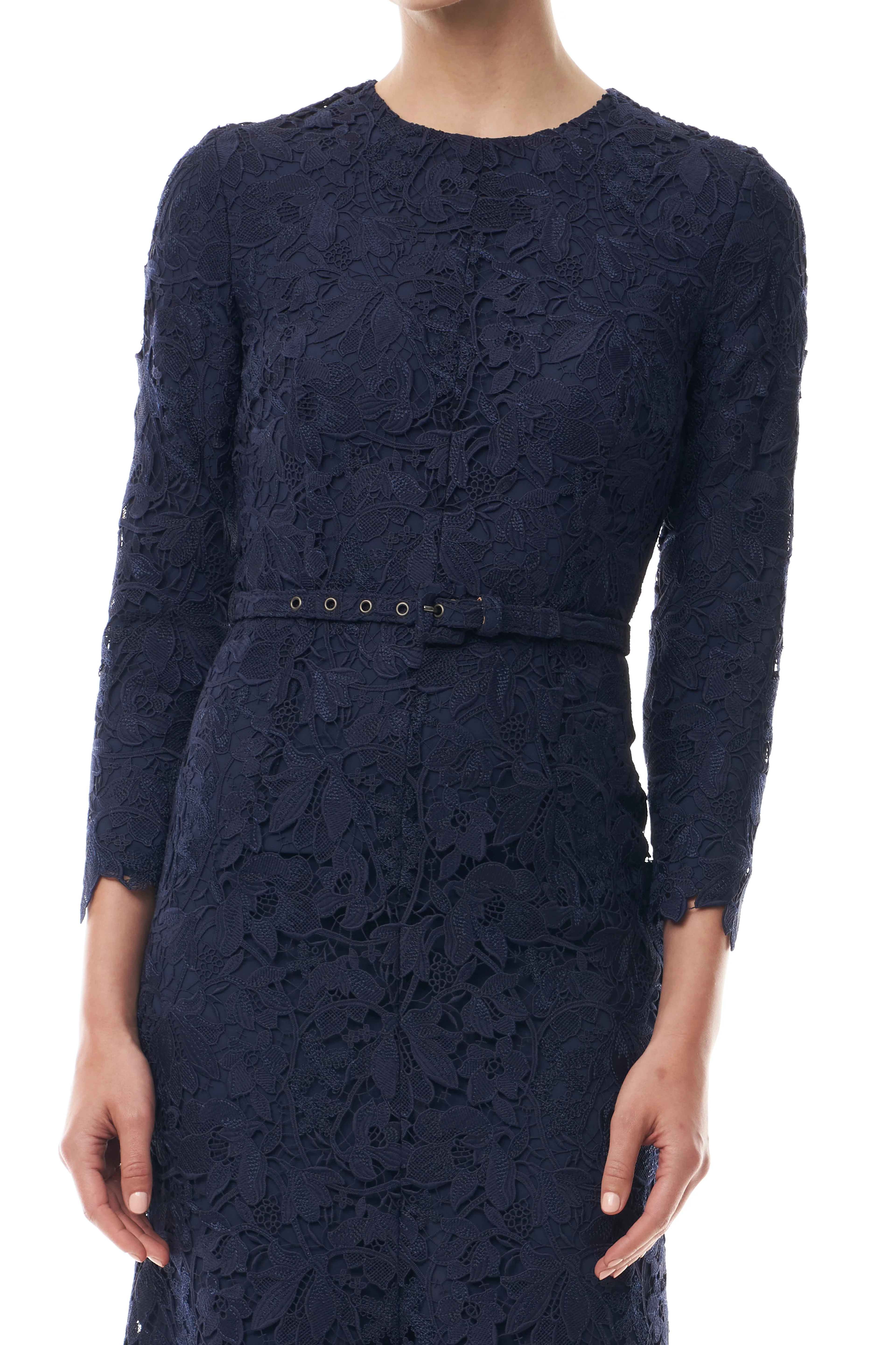 Ocean Lace Long Sleeve Dress - Image 2