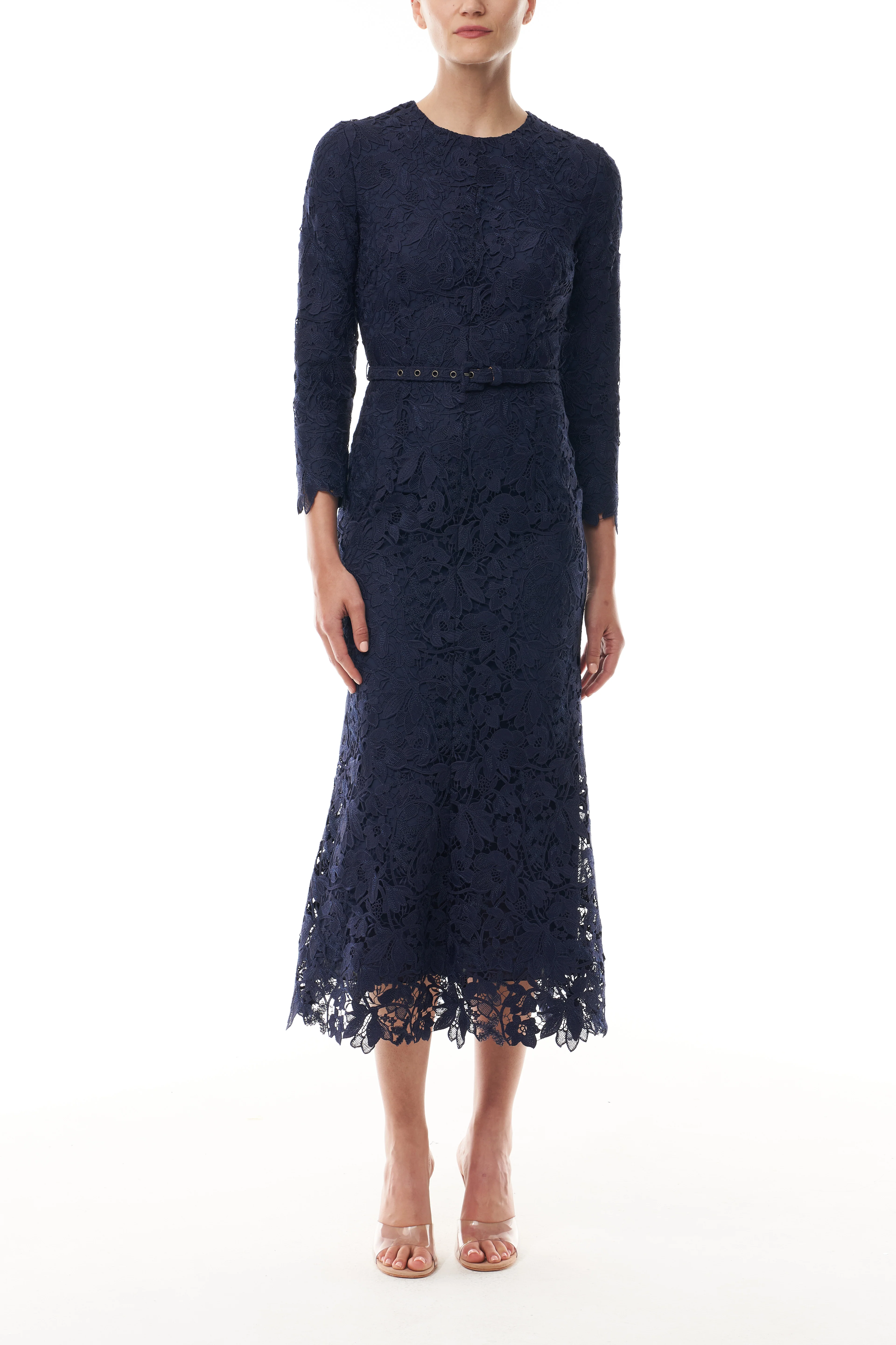 Ocean Lace Long Sleeve Dress - Image 4