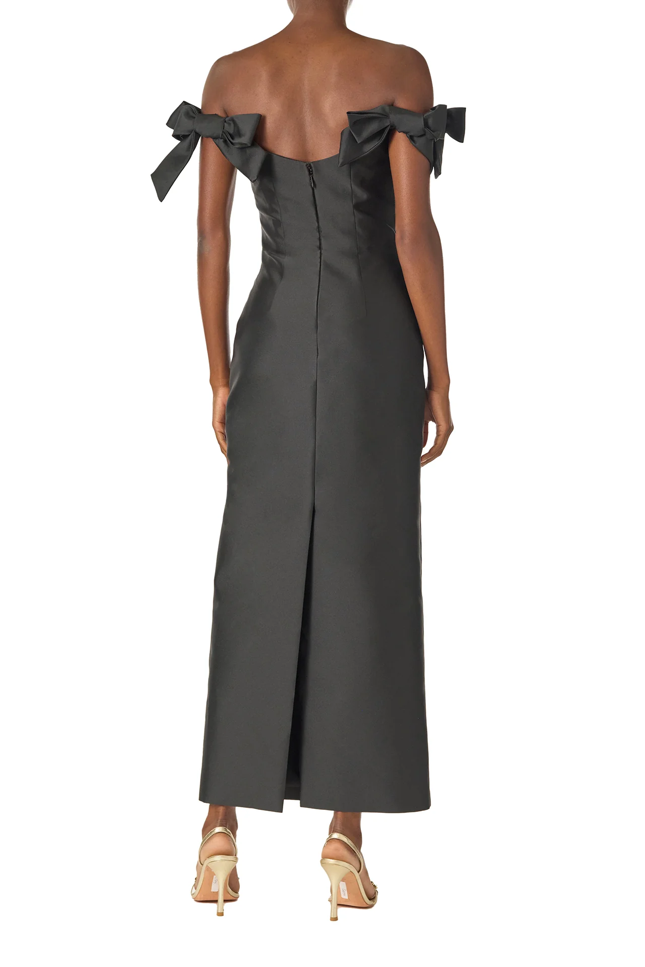 Off the Shoulder Bow Sleeve Sheath - Image 4