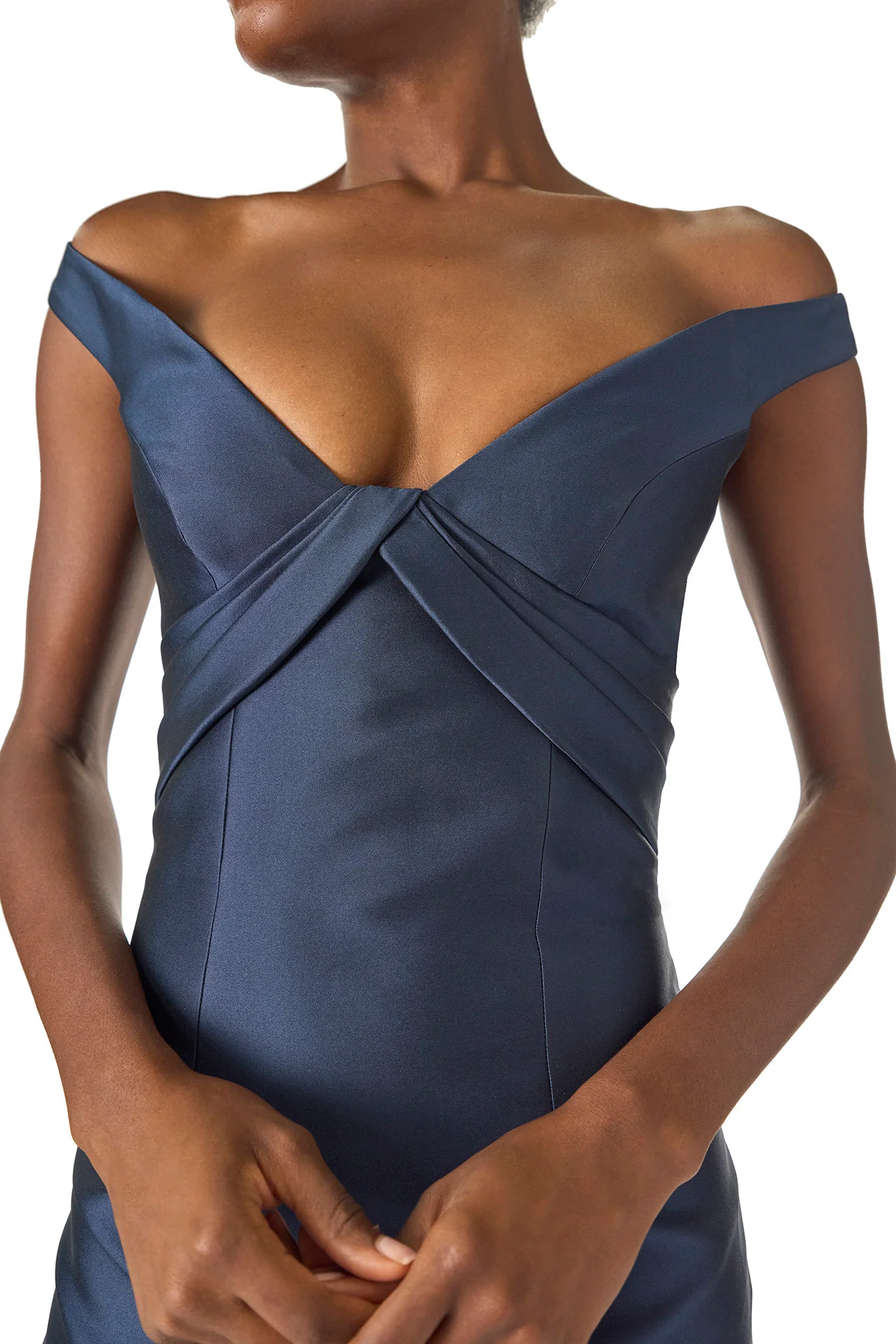Off the Shoulder Mikado Gown - Image 2