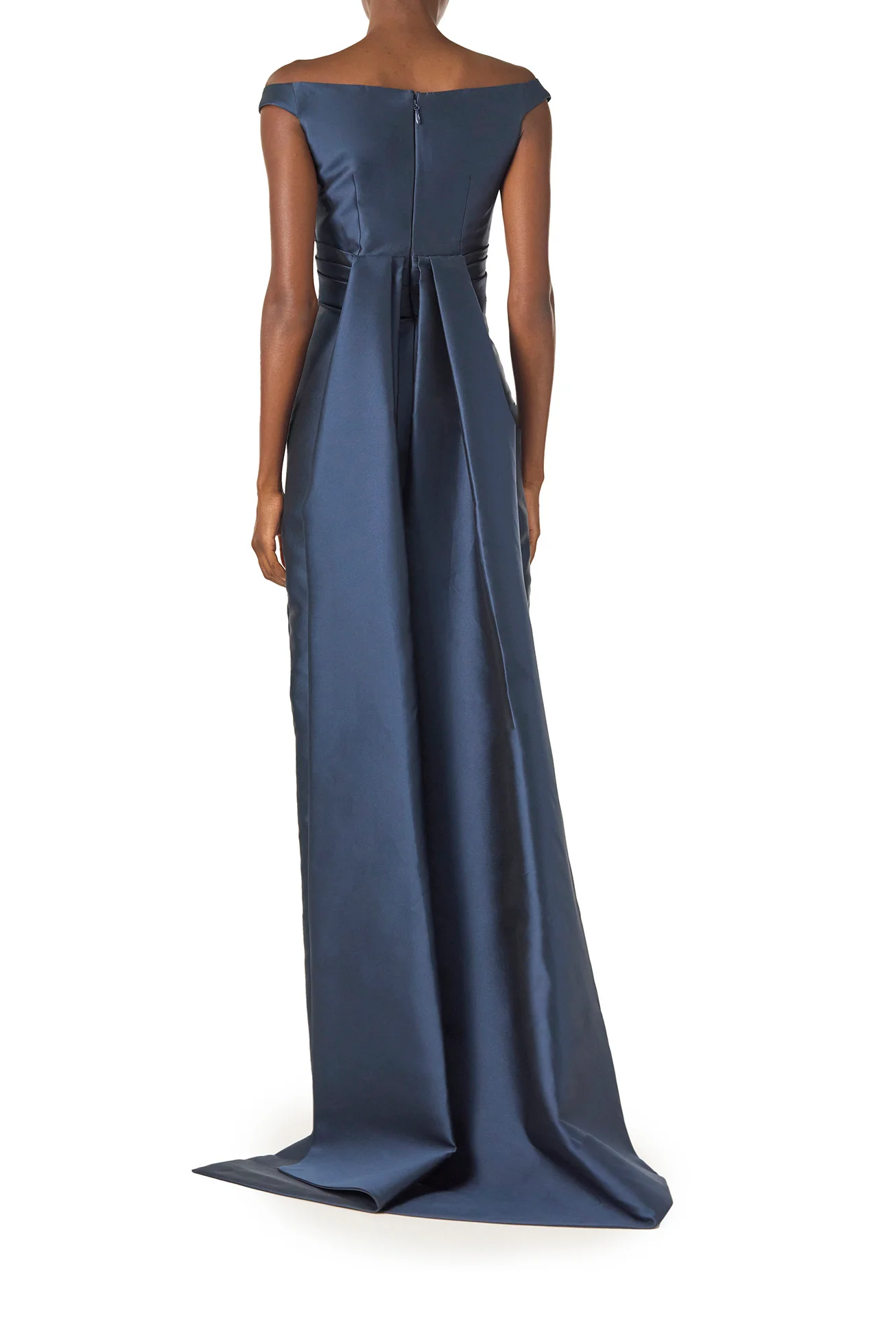 Off the Shoulder Mikado Gown - Image 6