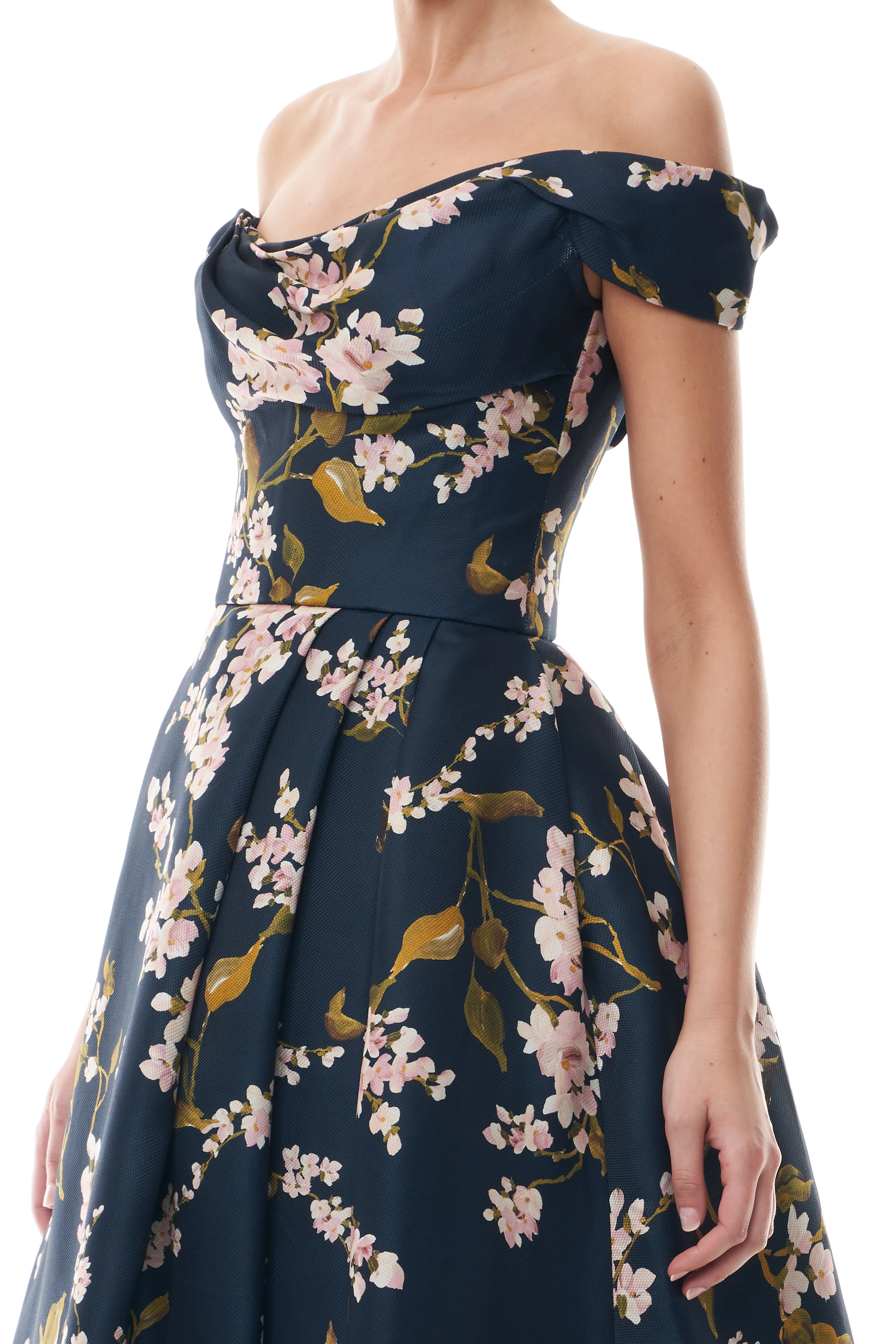 Off-The-Shoulder Floral Ballgown - Image 2