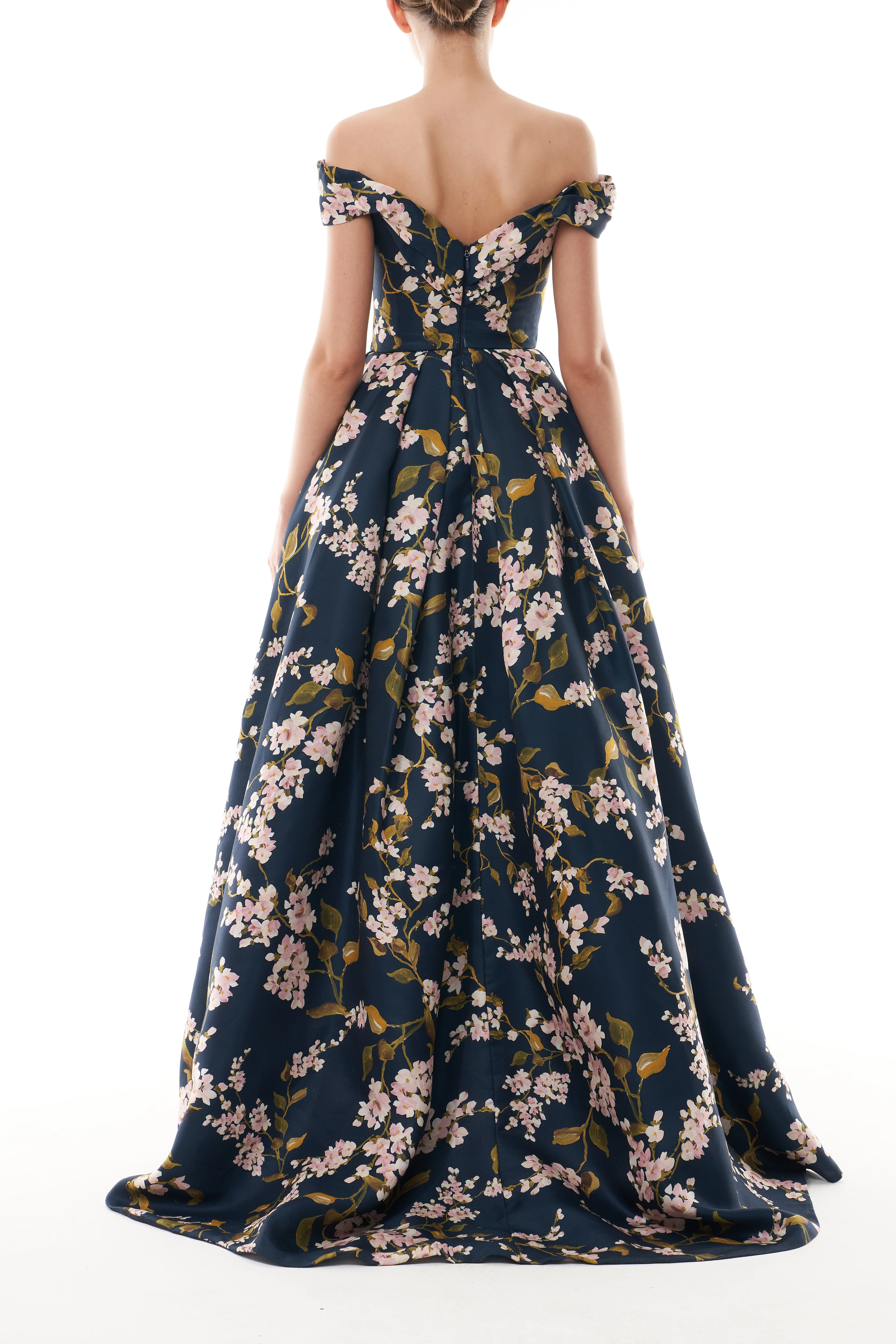 Off-The-Shoulder Floral Ballgown - Image 6
