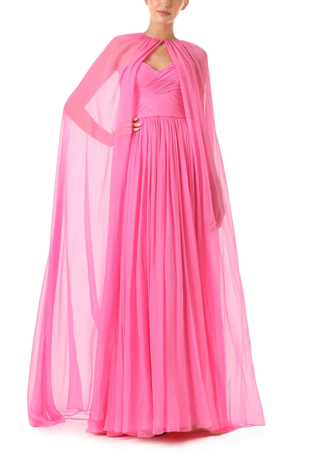 Sweetheart Strapless Chiffon Gown - Image 4