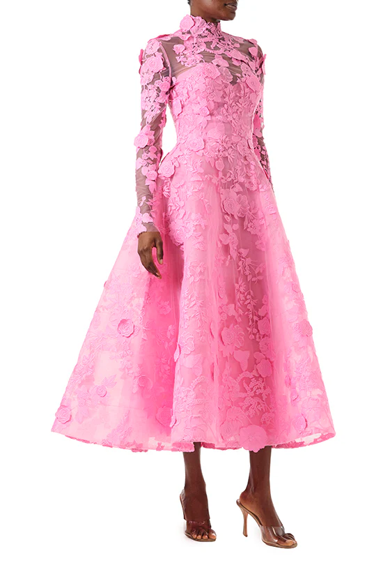 Long Sleeve Pink Lace Jacket - Image 5