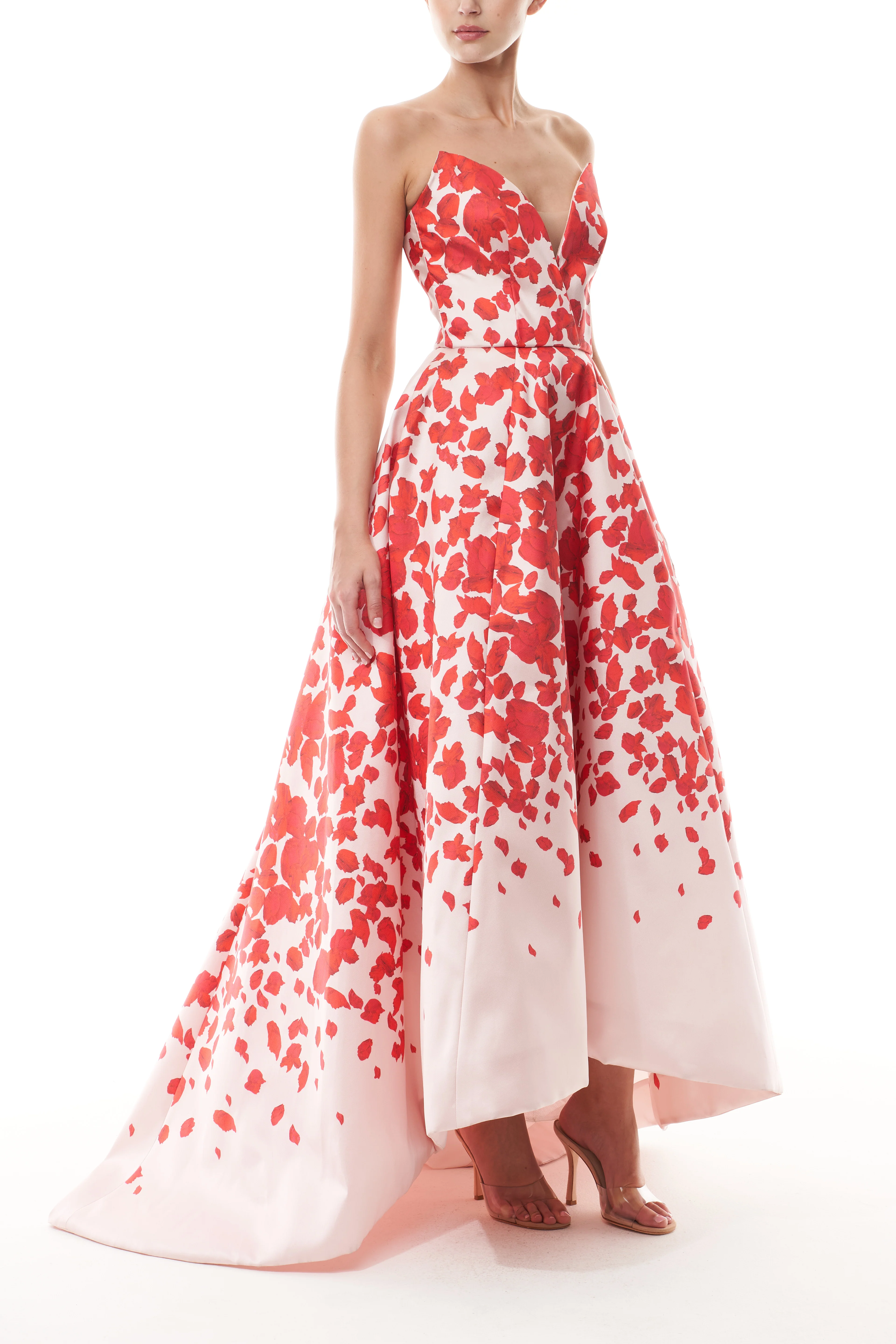 Rose Petal High-Low Gown - Image 4