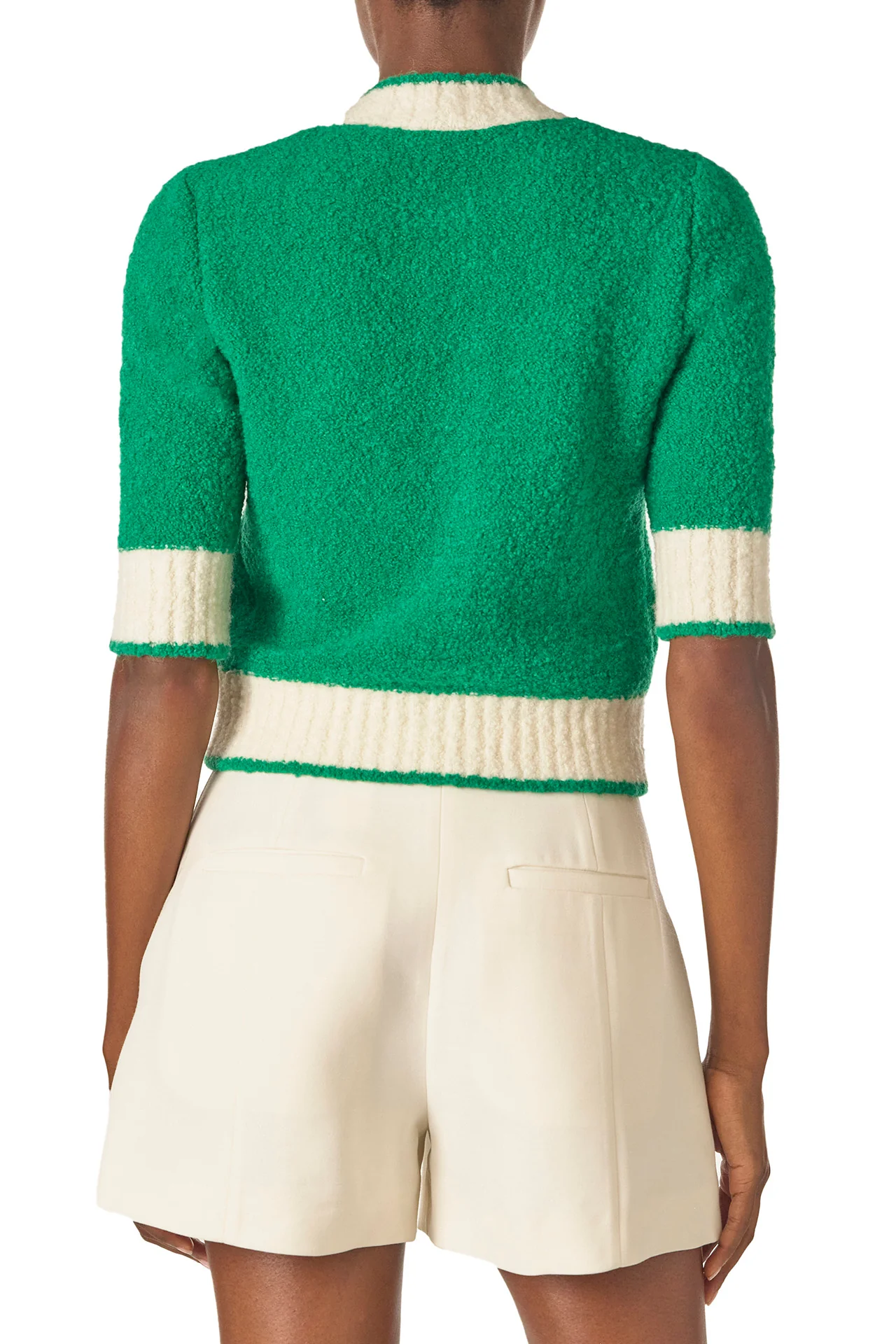 Short Sleeve Knit Cardigan - Image 6