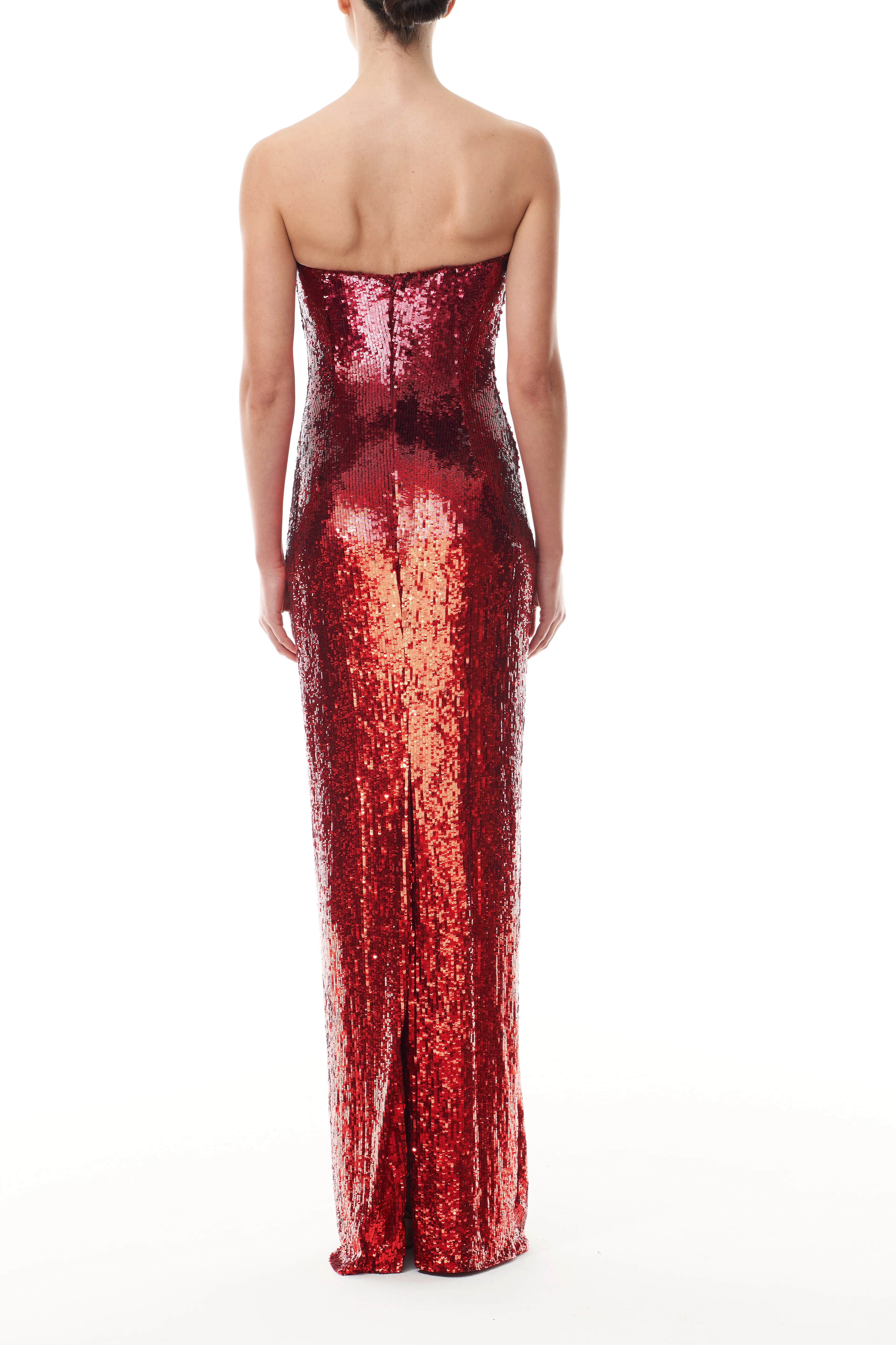 Ombre Sequin Column Gown - Image 5